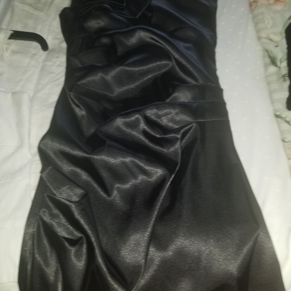 Off shoulder black dress